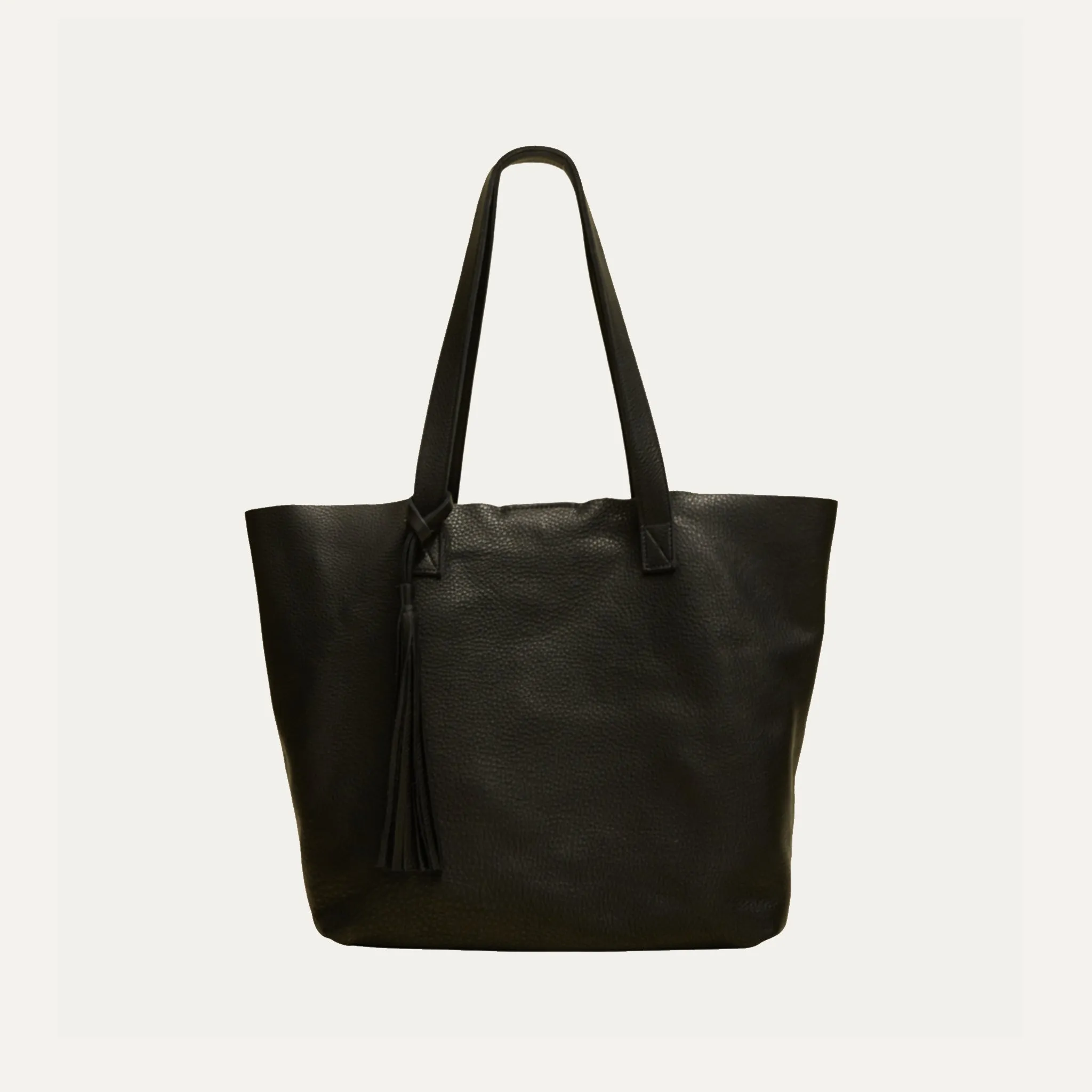 Tote Bag | Black Leather