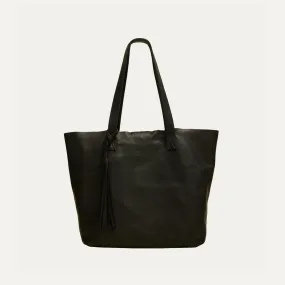 Tote Bag | Black Leather