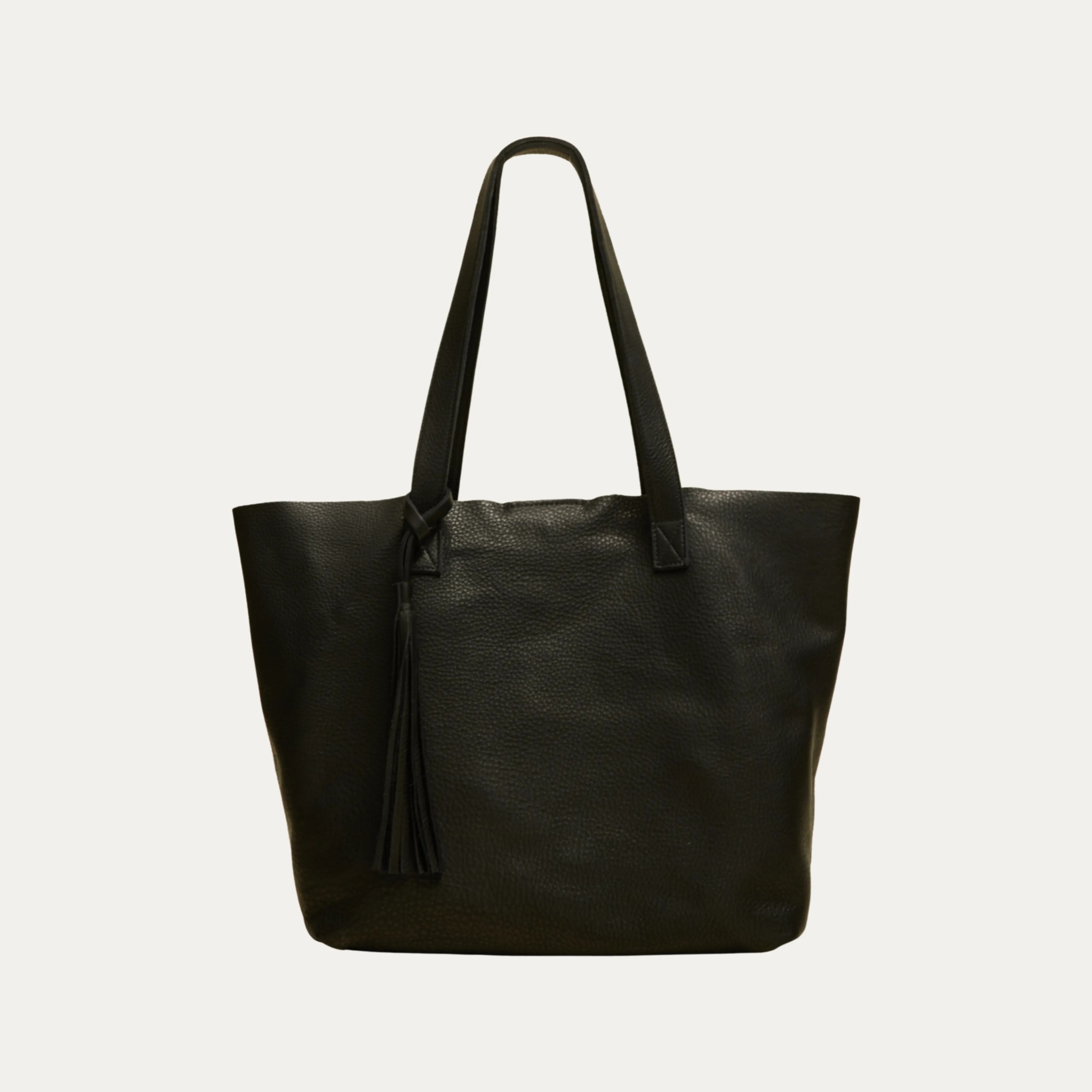 Tote Bag | Black Leather