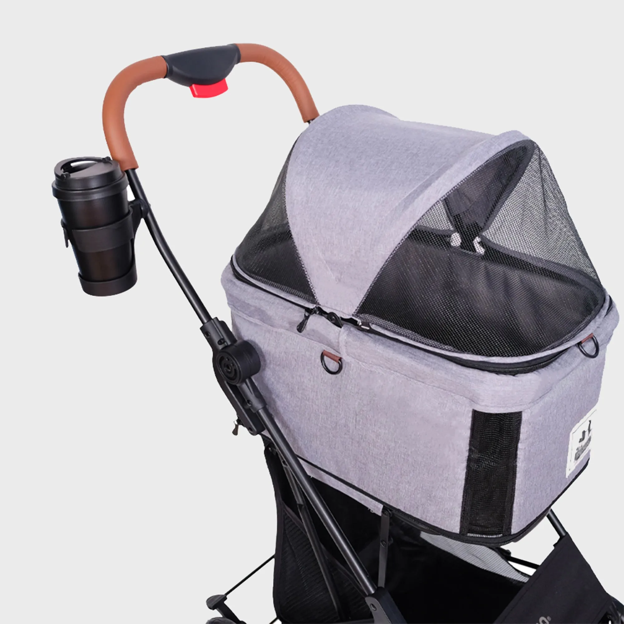 Travois Tri-fold Pet Travel System - Grey