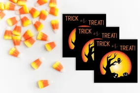 Trick or Treat Candy Bag Tags - FREE Printable