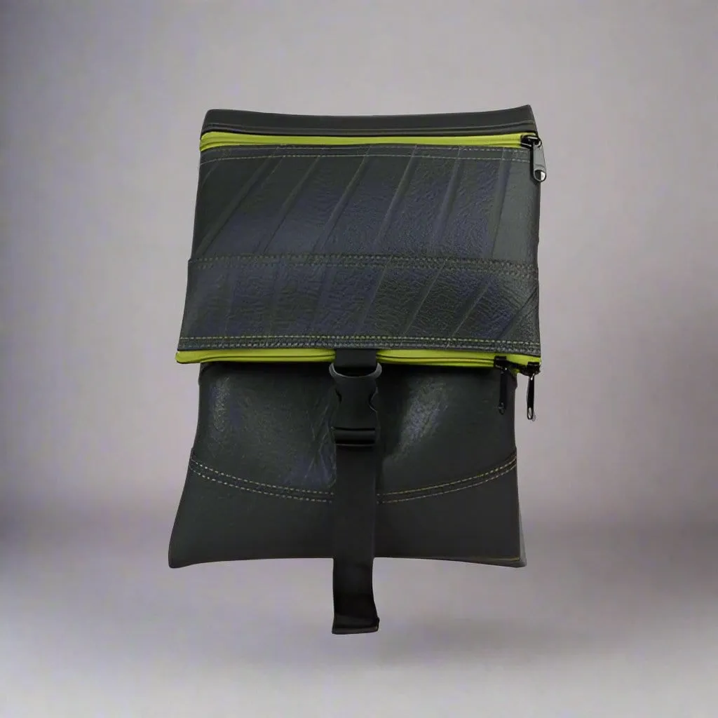 Upcycled Rubber Crossbody Bag - Unique and Sustainable