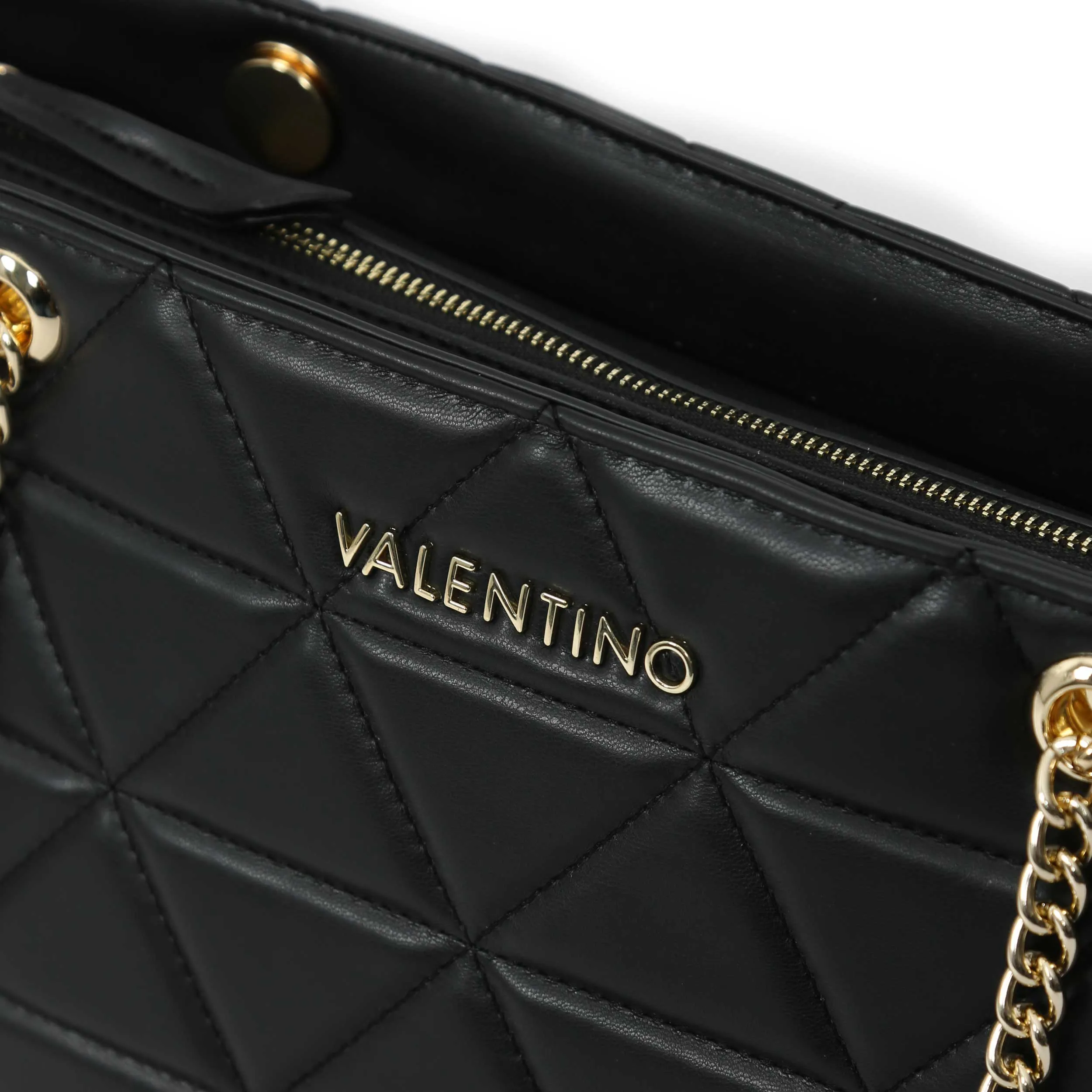 Valentino Bags Carnaby Ladies Shopper Bag in Black