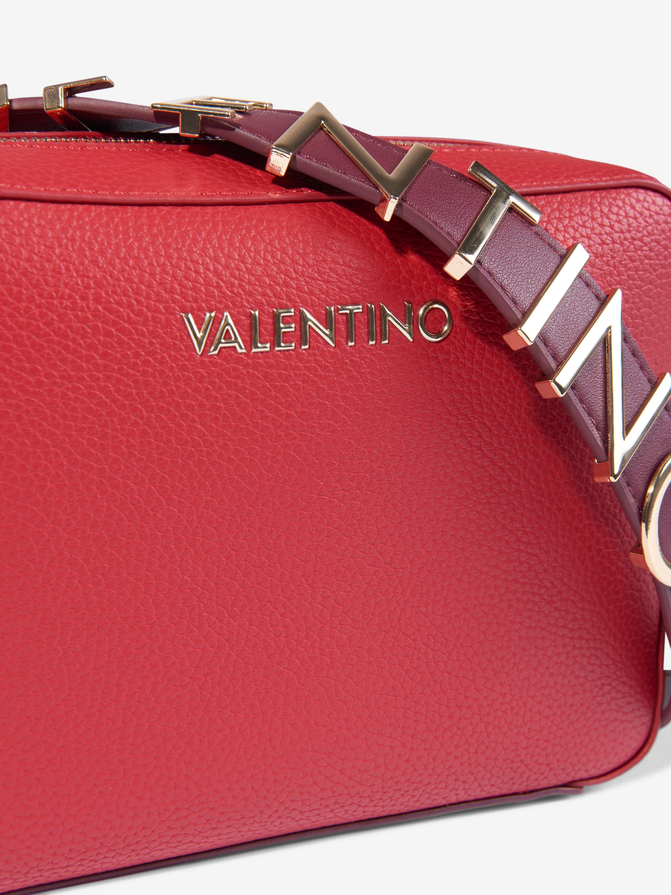 Valentino Girls Alexia Crossbody Bag in Red (23cm)