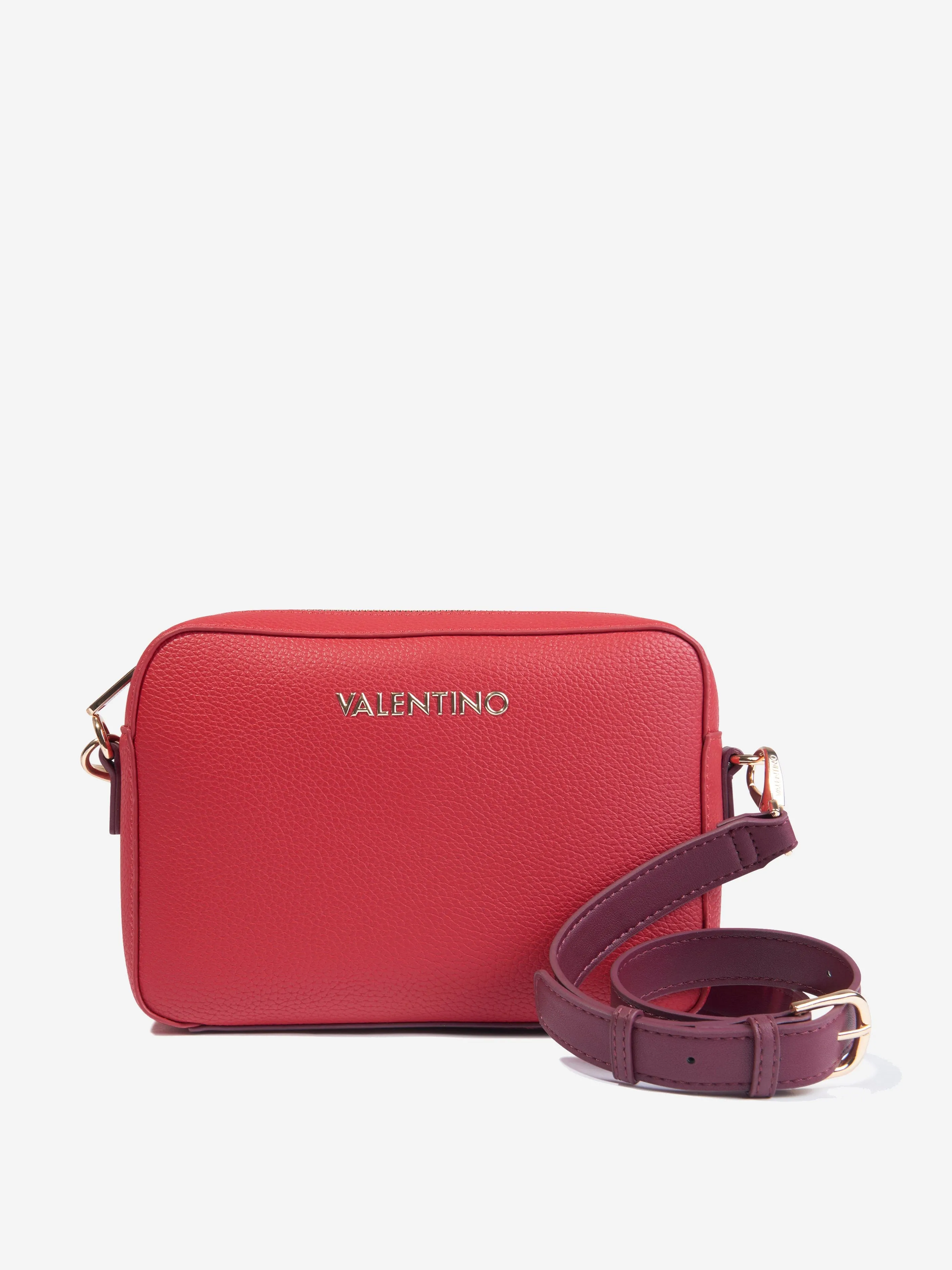 Valentino Girls Alexia Crossbody Bag in Red (23cm)