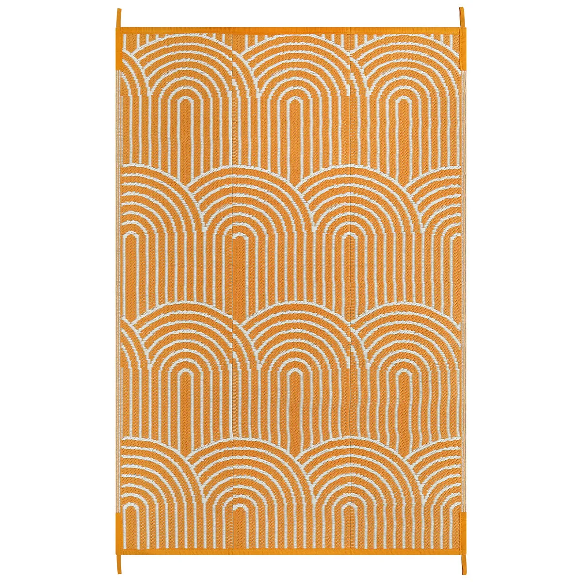 Verrill Outdoor Plastic Straw Rug Orange Reversible Rv Outdoor Rug