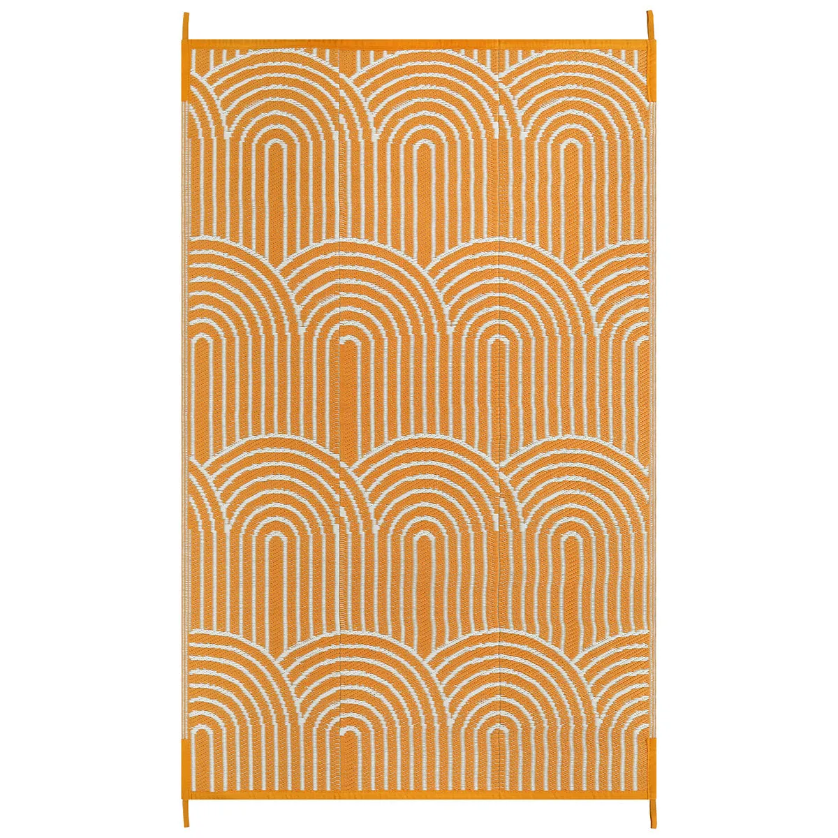 Verrill Outdoor Plastic Straw Rug Orange Reversible Rv Outdoor Rug