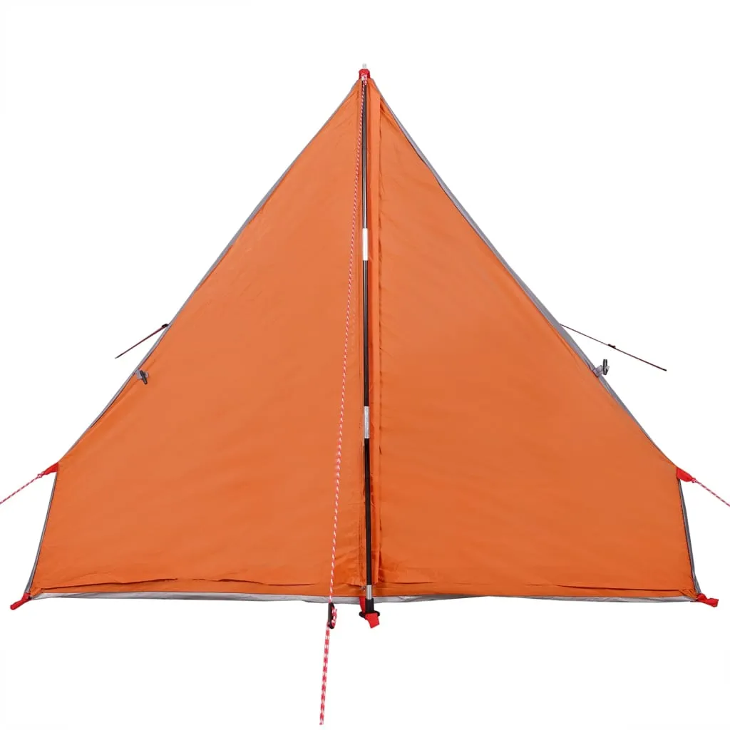 vidaXL Camping Tent A-Frame 2-Person Grey Waterproof