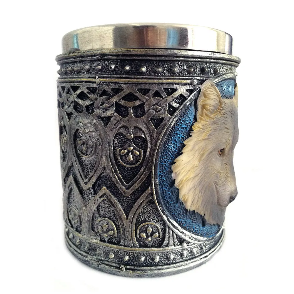 Viking 3D Wolf Mug