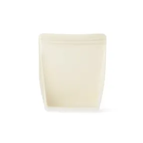 W&P Cream Stand Up Reusable Silicone Bag 36oz