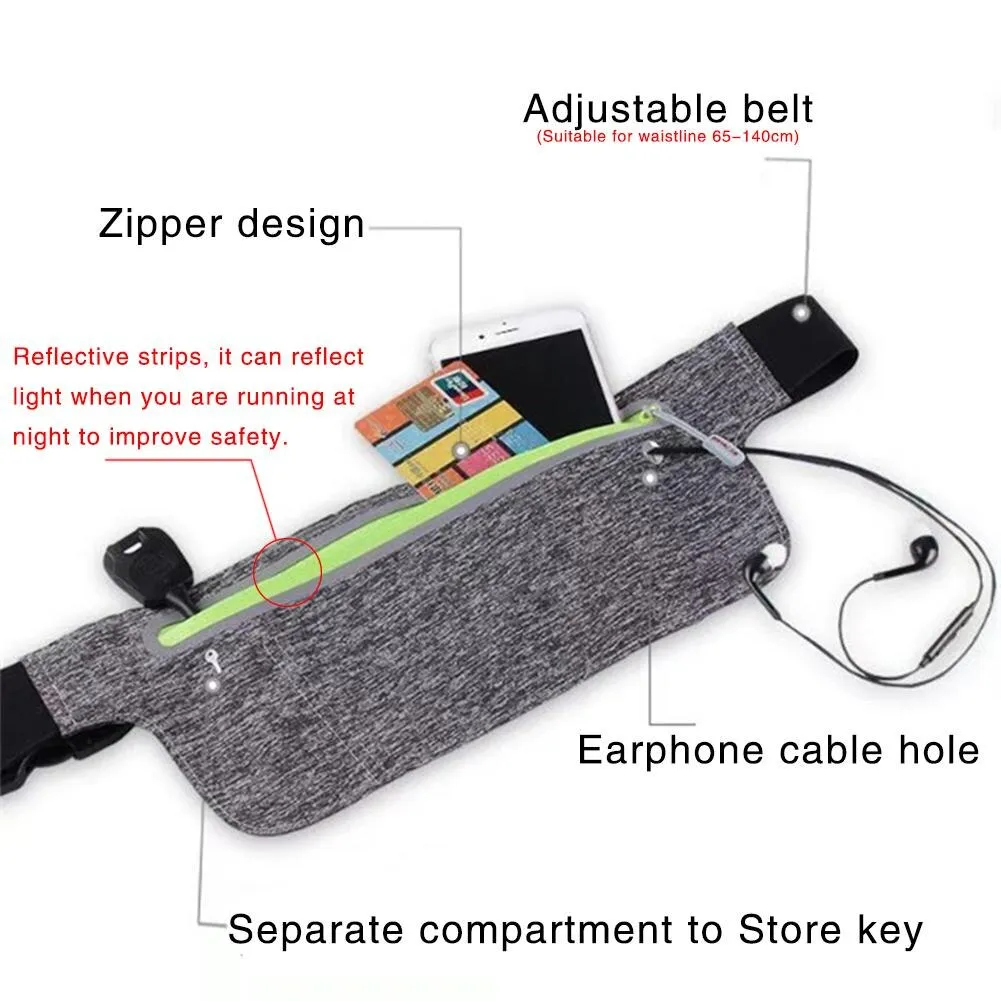 Waterproof Running Waist Bag - Outdoor Sports Pouch