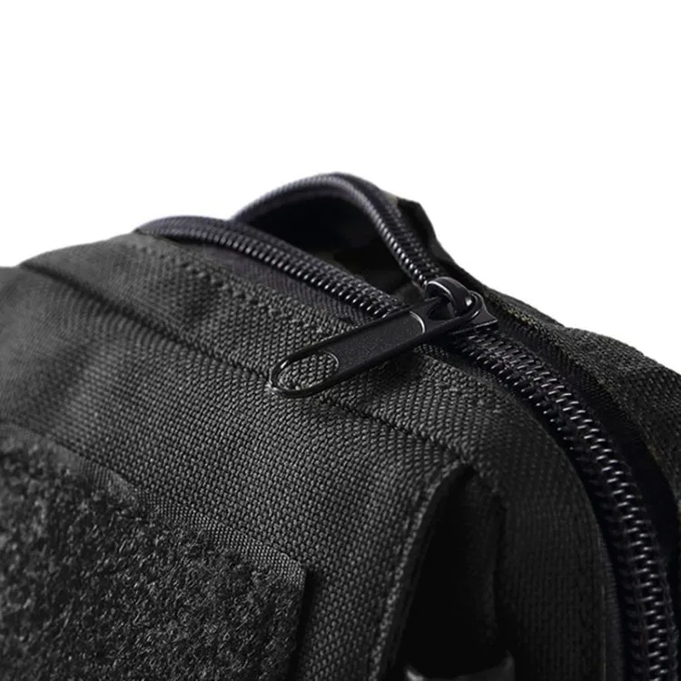 Wear-resistant Nylon Waterproof Outdoor Sports Camping Bag(Black)