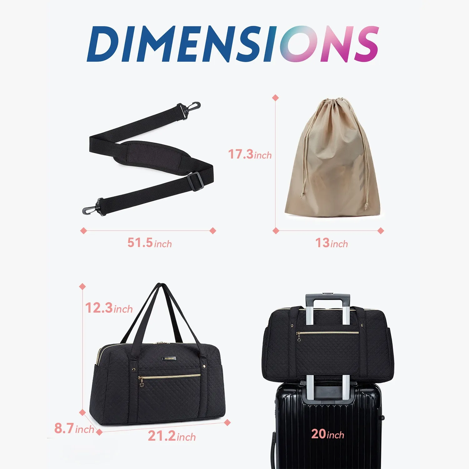 Weekender 31L Overnight Duffle Bag