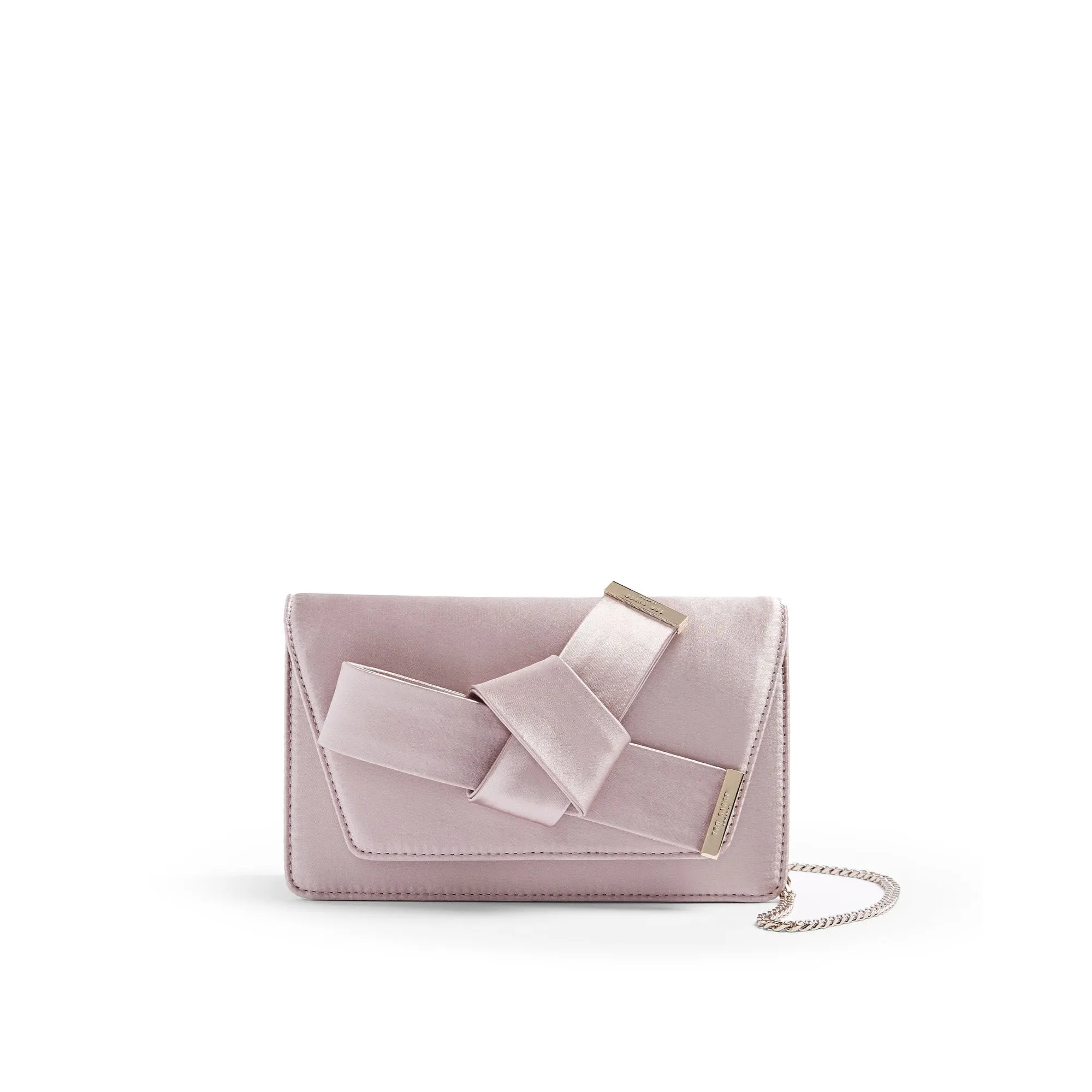 Women Minaa-Knot Bow Evening Bag - Dusky Pink